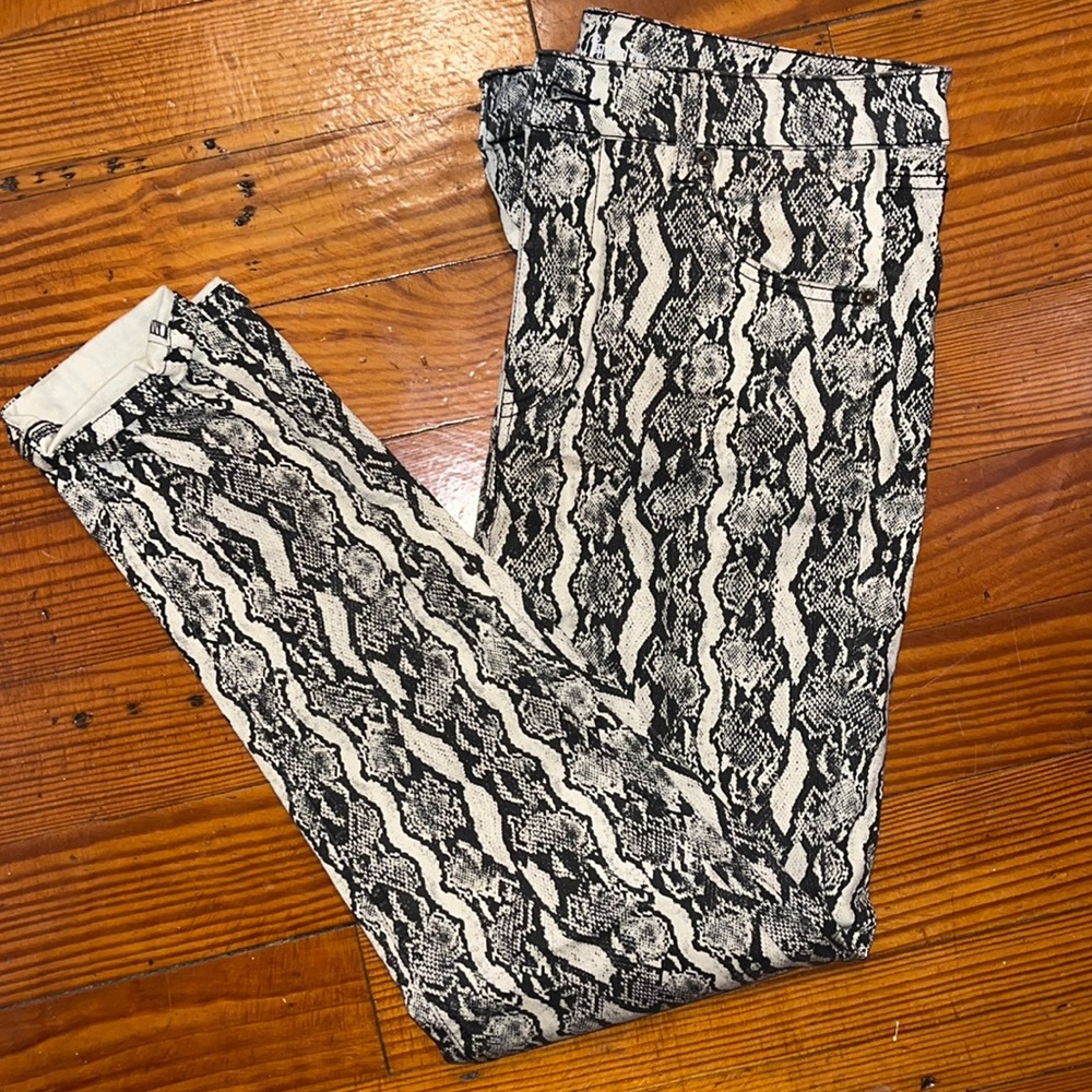 Size 12 Target brand snake print pants
